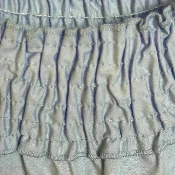 NWT!SPENSE Baby Blue Dress w/smocked neckline w/ pearl embellishments (Size XXL) - Picture 6 of 16